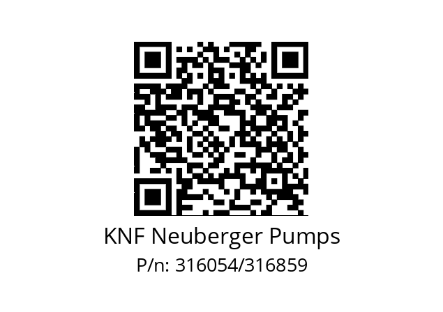   KNF Neuberger Pumps 316054/316859