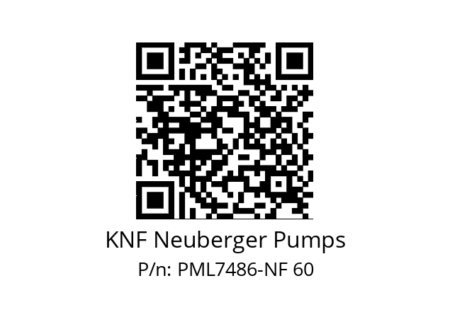   KNF Neuberger Pumps PML7486-NF 60