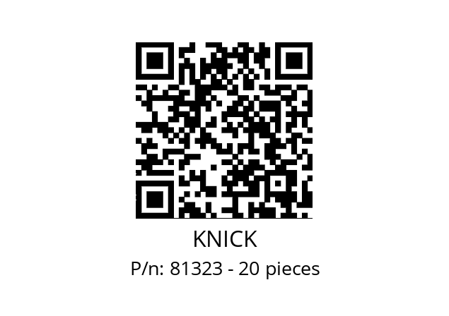   KNICK 81323 - 20 pieces