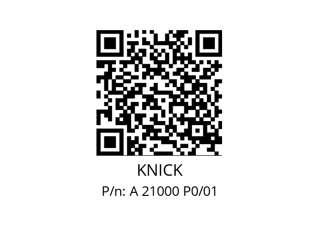   KNICK A 21000 P0/01