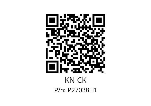   KNICK P27038H1