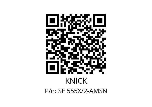   KNICK SE 555X/2-AMSN