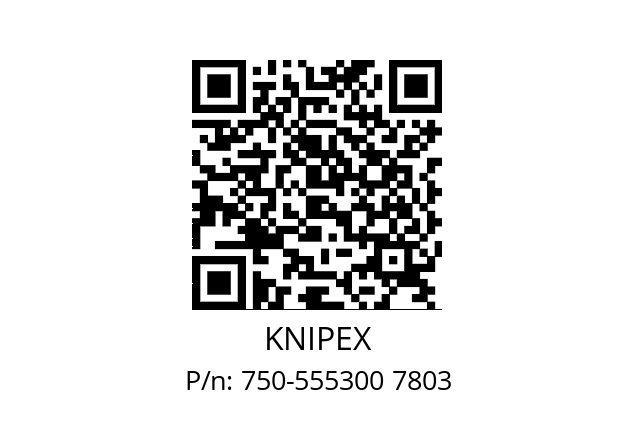   KNIPEX 750-555300 7803