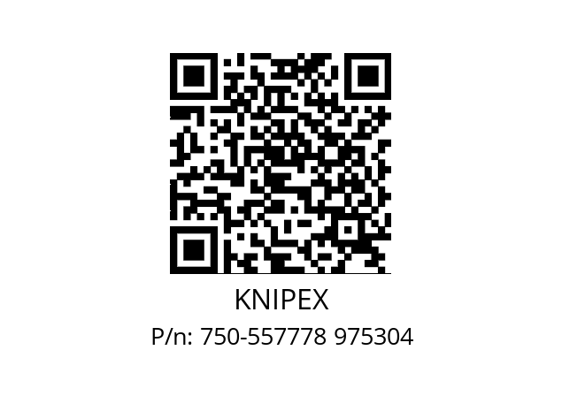   KNIPEX 750-557778 975304