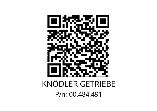   KNÖDLER GETRIEBE 00.484.491