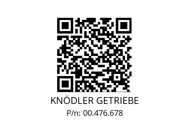   KNÖDLER GETRIEBE 00.476.678