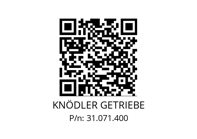   KNÖDLER GETRIEBE 31.071.400