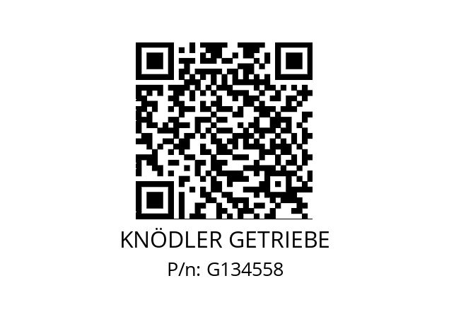   KNÖDLER GETRIEBE G134558