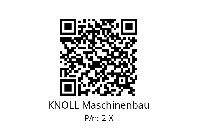   KNOLL Maschinenbau 2-X