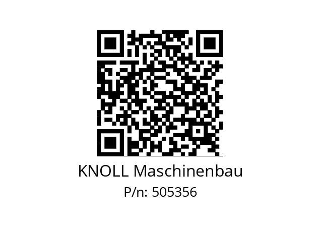   KNOLL Maschinenbau 505356