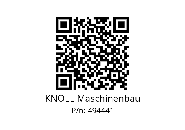   KNOLL Maschinenbau 494441