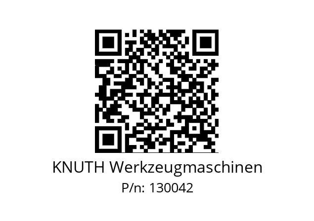   KNUTH Werkzeugmaschinen 130042