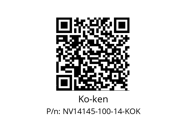   Ko-ken NV14145-100-14-KOK