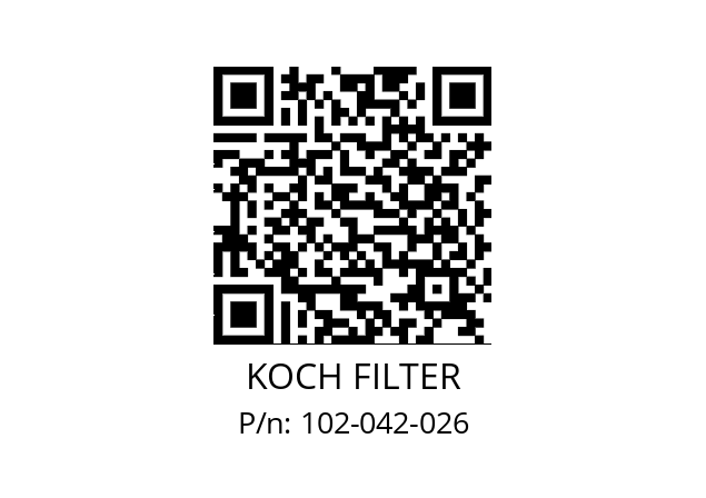   KOCH FILTER 102-042-026