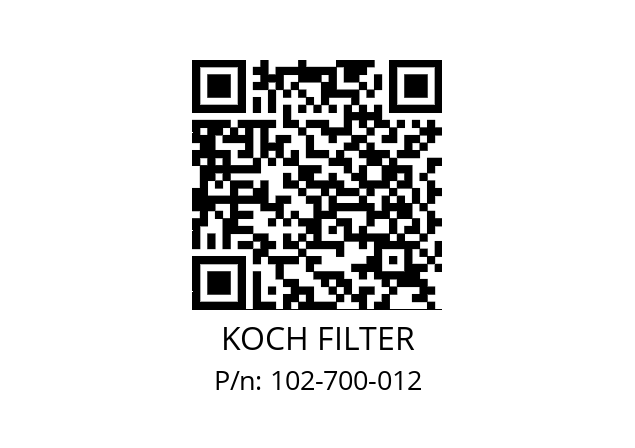   KOCH FILTER 102-700-012