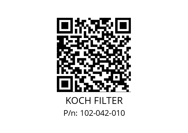   KOCH FILTER 102-042-010