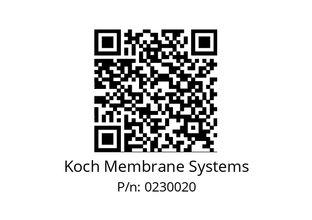   Koch Membrane Systems 0230020