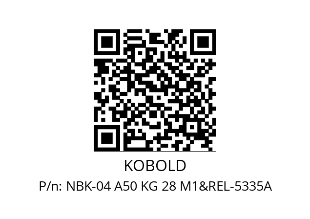   KOBOLD NBK-04 A50 KG 28 M1&REL-5335A