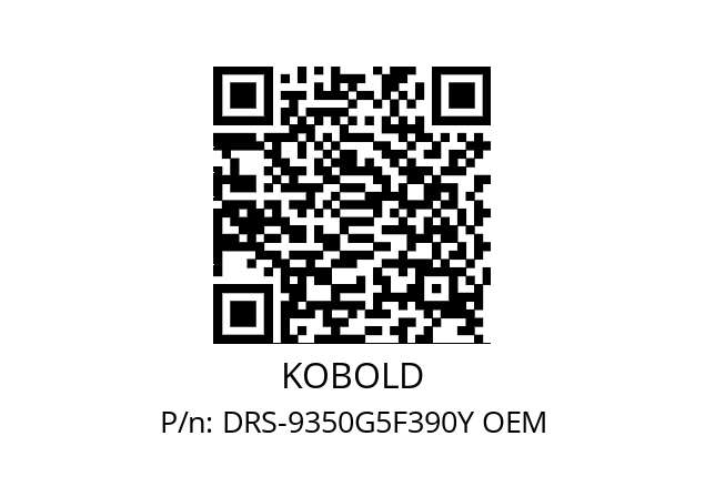   KOBOLD DRS-9350G5F390Y OEM