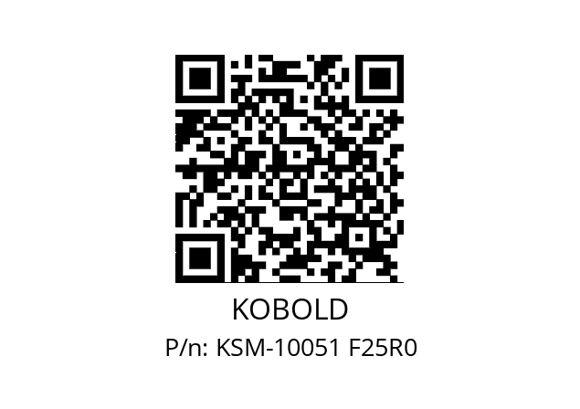   KOBOLD KSM-10051 F25R0