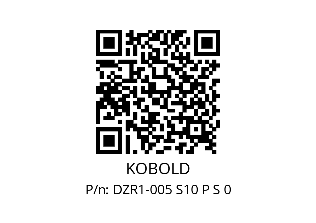   KOBOLD DZR1-005 S10 P S 0