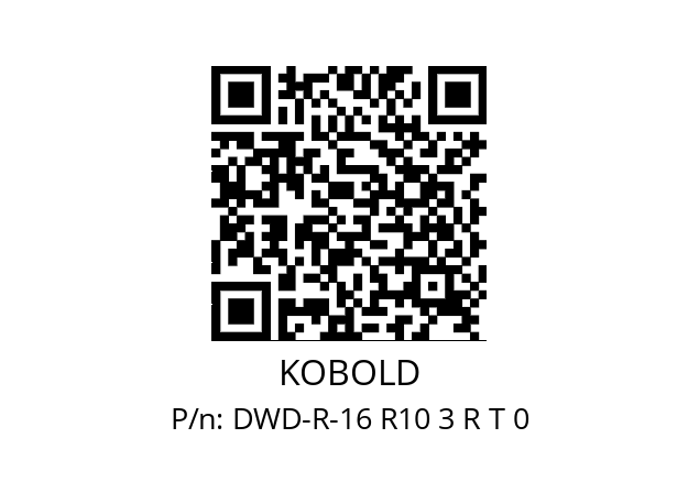   KOBOLD DWD-R-16 R10 3 R T 0