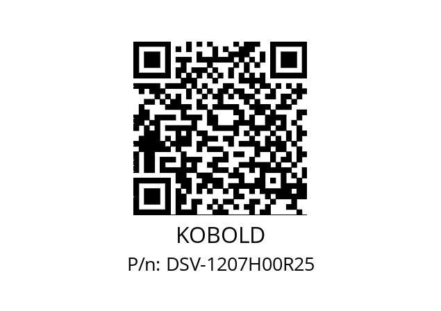   KOBOLD DSV-1207H00R25