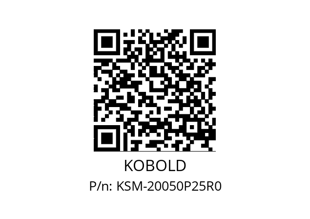   KOBOLD KSM-20050P25R0