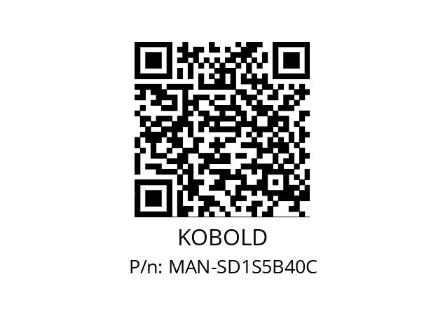   KOBOLD MAN-SD1S5B40C