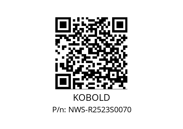   KOBOLD NWS-R2523S0070