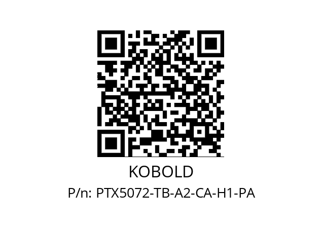   KOBOLD PTX5072-TB-A2-CA-H1-PA