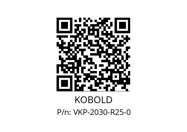   KOBOLD VKP-2030-R25-0