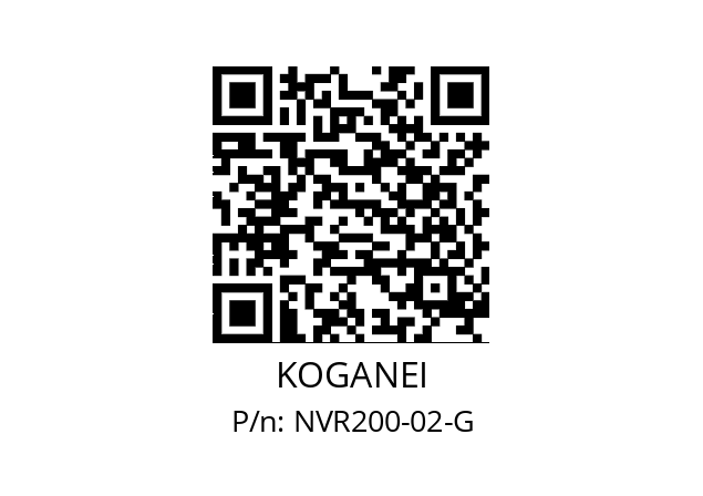   KOGANEI NVR200-02-G