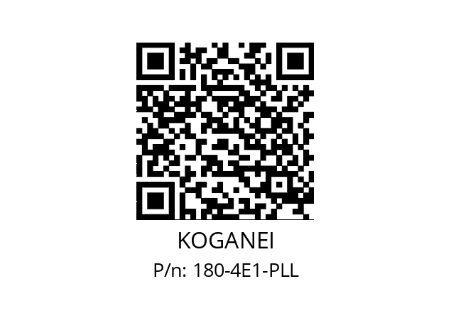   KOGANEI 180-4E1-PLL