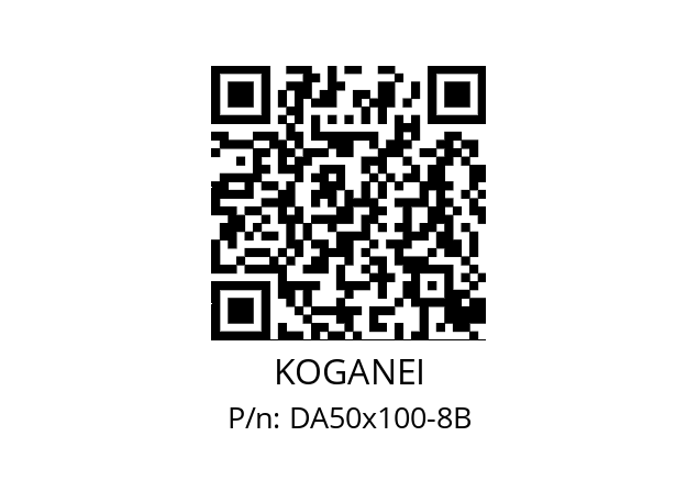   KOGANEI DA50x100-8B