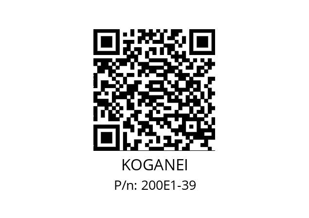   KOGANEI 200E1-39