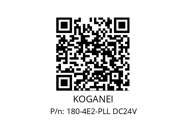   KOGANEI 180-4E2-PLL DC24V