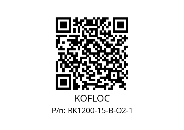   KOFLOC RK1200-15-B-O2-1