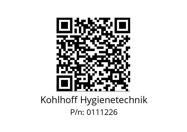   Kohlhoff Hygienetechnik 0111226