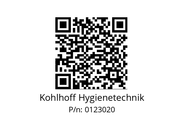   Kohlhoff Hygienetechnik 0123020