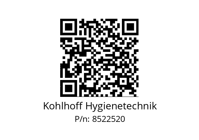   Kohlhoff Hygienetechnik 8522520