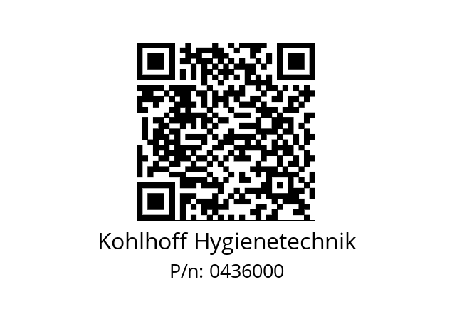   Kohlhoff Hygienetechnik 0436000