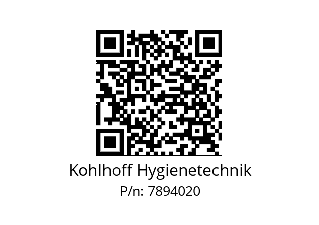   Kohlhoff Hygienetechnik 7894020