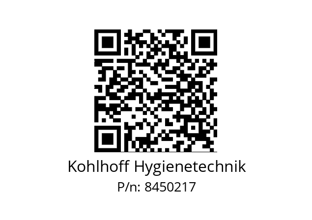   Kohlhoff Hygienetechnik 8450217