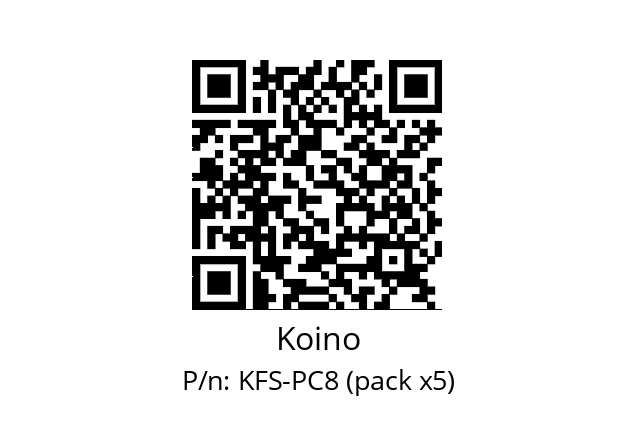   Koino KFS-PC8 (pack x5)