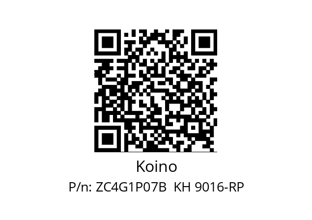   Koino ZC4G1P07B  KH 9016-RP