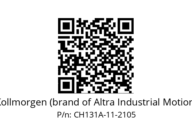   Kollmorgen (brand of Altra Industrial Motion) CH131A-11-2105