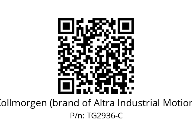   Kollmorgen (brand of Altra Industrial Motion) TG2936-C