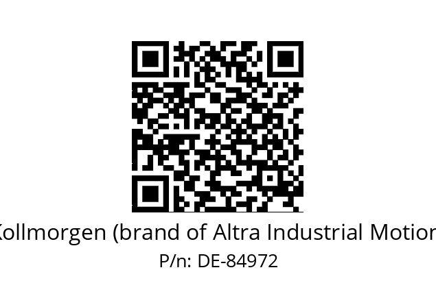   Kollmorgen (brand of Altra Industrial Motion) DE-84972