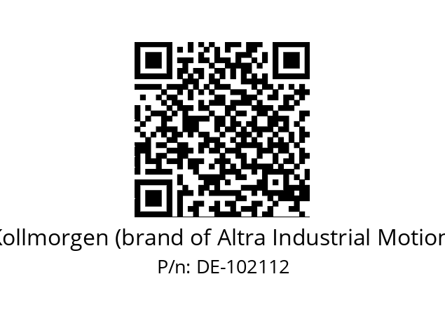   Kollmorgen (brand of Altra Industrial Motion) DE-102112